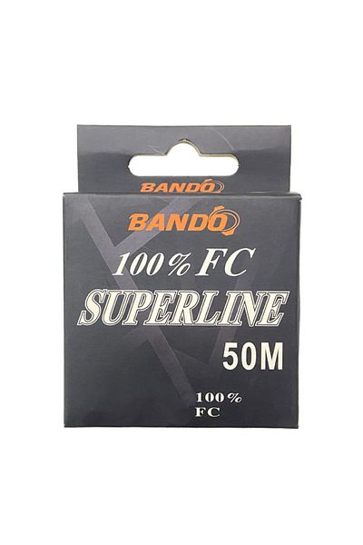 Bando Superline 100% Fluorocarbon Fishing Line 0.38mm, 50Mt, 9.1kg