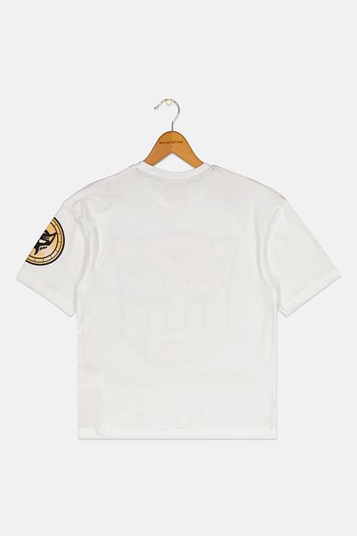 transformers Kids Boy Graphic Print Short Sleeves T-shirt, White