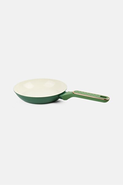 Phantom Chef Ceramic Gold 9,5 Inch Fry Pan, Cream/Sage Green