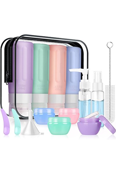 Arabest 16-Piece Silicone Bottles Set,Leak-Proof Design,Travel Size,TSA Appro...