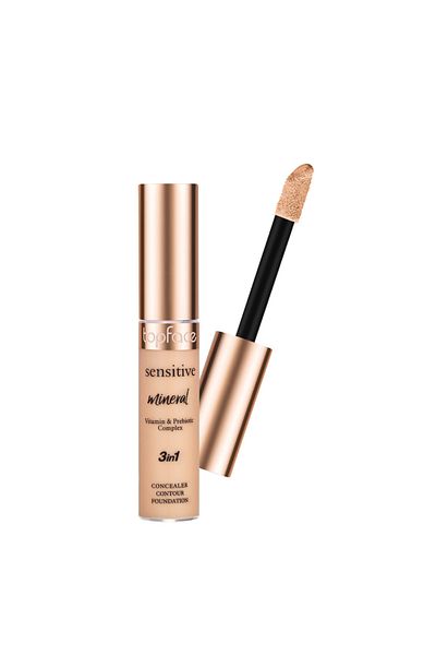 TOPFACE Corector Sensitive Mineral 3 în 1 Concealer Contour - PT471.001