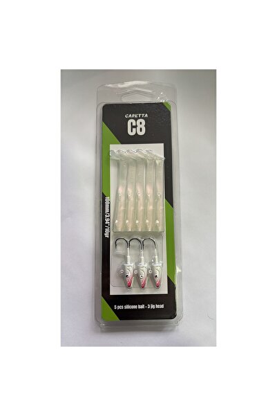 Caretta C8 10cm 10gr 5+3 Silikon Yem Blue Spirit