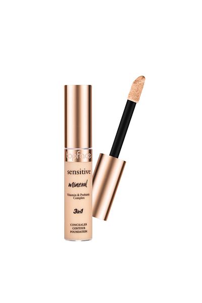 TOPFACE Corector Sensitive Mineral 3 în 1 Concealer Contour - PT471.002