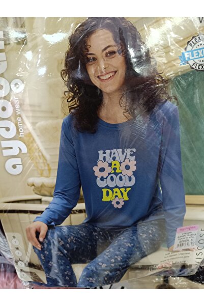 Aydoğan uzun kol viskon pijama takımı