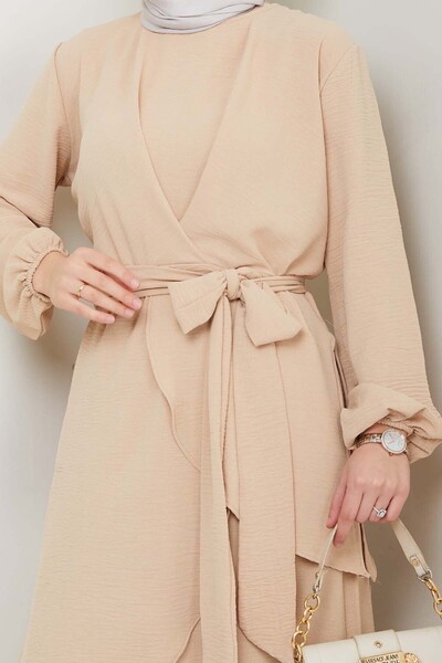 benguen Stone Color Hijab Double Set 4743