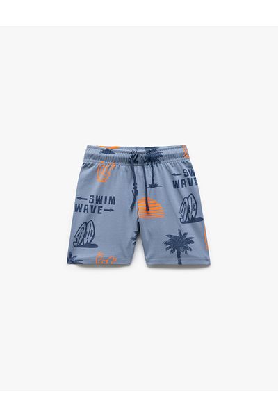 Koton Basic Shorts with Cotton Waist Lace Pocket Detail