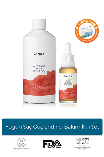 ZAROZA Yoğun Saç Güçlendirici Bakım İkili Set