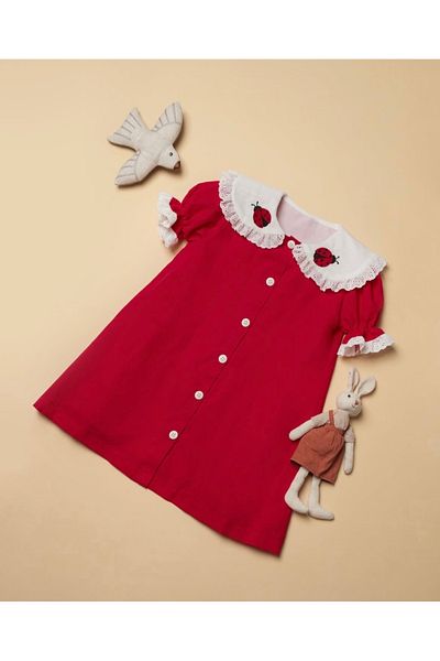 Alvadonna Baby Collar Girl's Dress