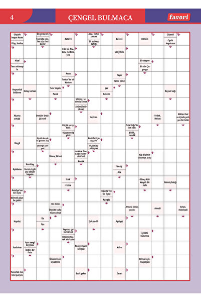 Favori Çengel Bulmaca 010