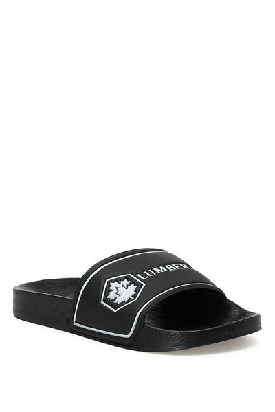lumberjack Lingo Gr 3Fx Black Boy's Slippers