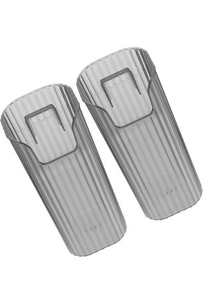 COOYA Umbrella Stand, 2-Pack, Indoor Wall-Mounted, Punch-Free, Suitable for Rainwater Containers, Gray