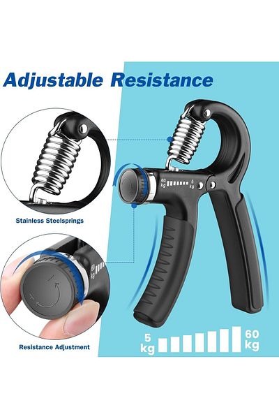 COOYA Hand Grip Trainer, Adjustable Resistance, 11-132 Lbs, Forearm Strength Trainer And Hand Trainer