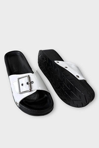 Liger Papuci ortopedici stilați de zi cu zi ALBI