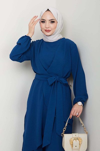 benguen Hijab Double Set - Indigo 4743