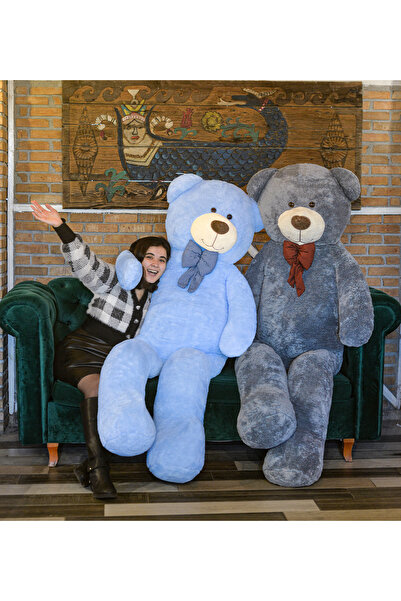 Pandamkee 200 cm Plush Bear with Bow Tie - Giant Size - Special Gift for Lover