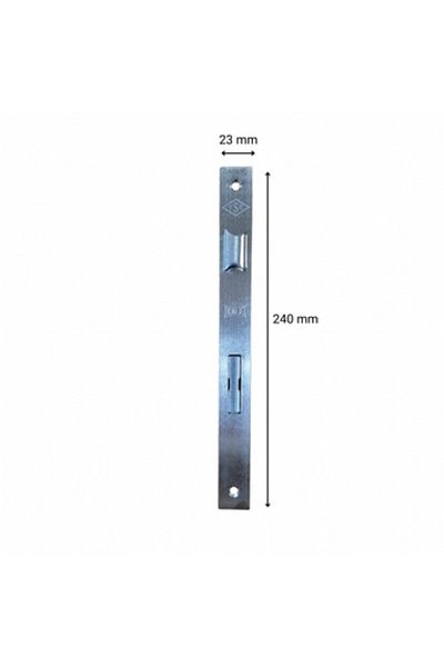 KALE Extra Interior Door Recessed Wc Lock 35 mm Square Mirror 169Rwc