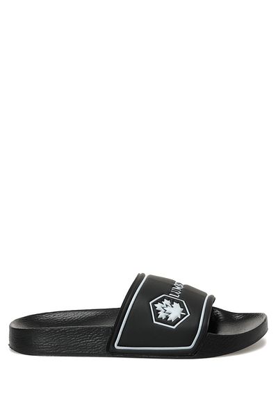 lumberjack Lingo Gr 3Fx Black Boy's Slippers