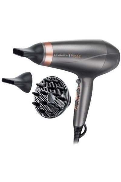 Remington Remington AC8820 Keratin Protect Hair Dryer, 2200 W, 3 temperature settings, 2 speeds (Gray)