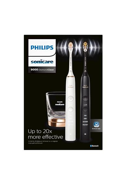 Philips Set periuță de dinți electrică Sonicare DiamondClean HX9914/69, 62000 rpm, 4 moduri