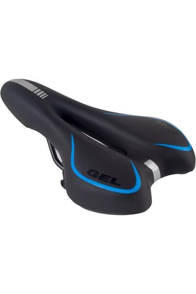 SARİSSA BİSİKLET Sarissa Gel Άνετη μαλακή άνετη ευρεία σέλα ποδηλάτου Κάθισμα ποδηλάτου Μπλε σέλα με τζελ
