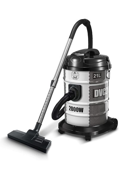ALSAIF Canister Vacuum Cleaner, 21 Liter, 2000W, Black