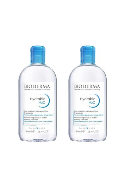Bioderma Hydrabio H2O Yüz ve Makyaj Temizleme Suyu 500 ml İkili Paket