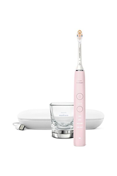 Philips Elektrický zubní kartáček Sonicare DiamondClean 9000, 4 režimy, růžový