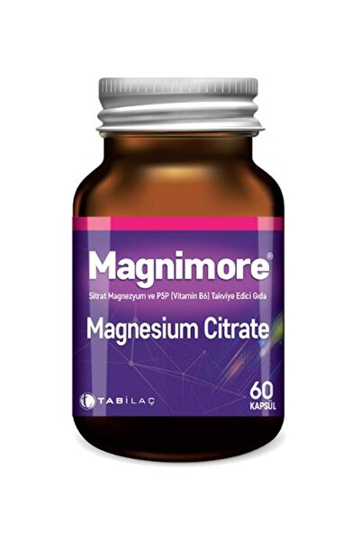 Tab İlaç Magnimore Magnesium Citrate P5P - 60 كبسولة