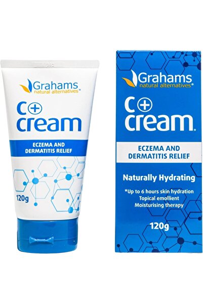 Grahams كريم طبيعي C+ لعلاج الأكزيما والصدفية والتهاب الجلد | للبشرة الجافة والحكة