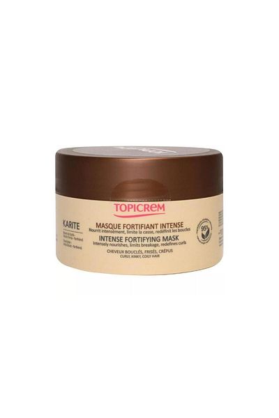 Topicrem Karite Intense Strengthening Mask Hair Mask for Curly, Dry, Fragile and Rough Hair 250ml