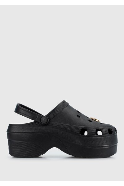 Provoq نعال الشاطئ السوداء للنساء