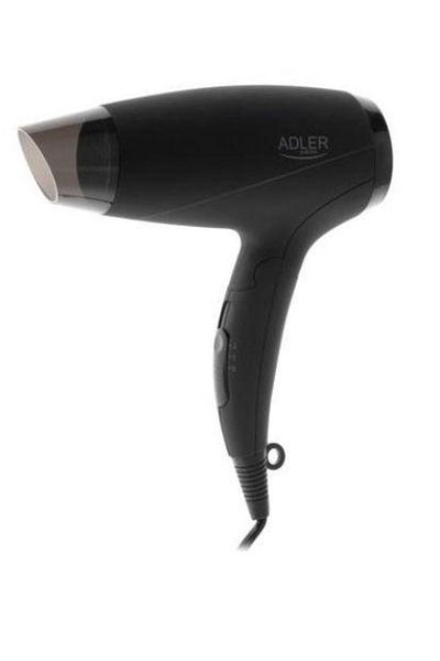 adler Uscator de par Adler AD 2266, 1400 W, 2 Nivele de temperatura, 2 Trepte de viteza (Negru)