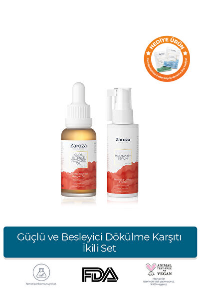 ZAROZA Güçlü ve Besleyici Dökülme Karşıtı İkili Set