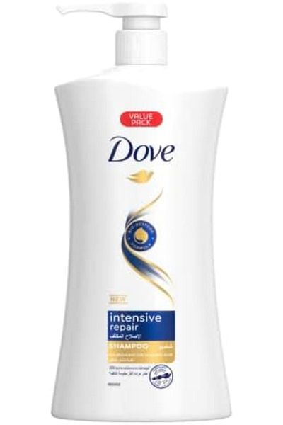 Dove Shampoo for Damaged Hair, Intensive Repair, 100% Healthy Hair, 1000ml