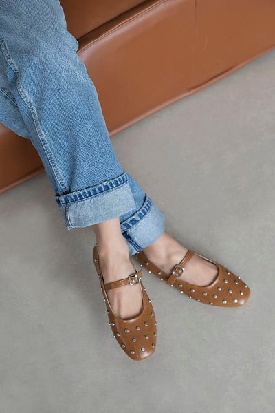 STRASWANS Women's Azure Dersseti Camel Leather Variant