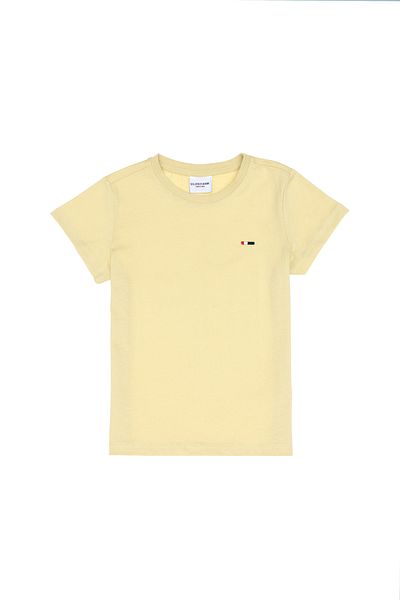 U.S. Polo Assn. Boy's Light Khaki Basic Crew Neck T-Shirt 50306548-Vr183
