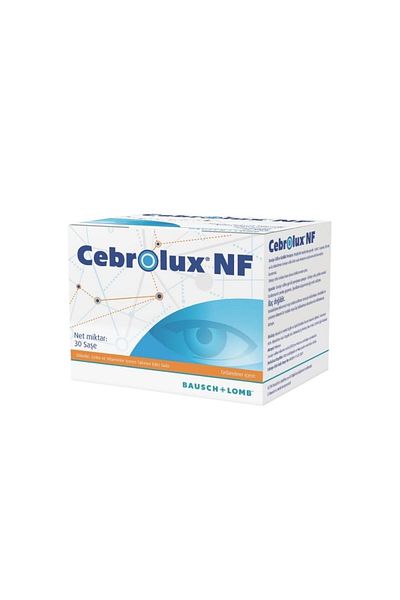 Bausch & Lomb Cebrolux Nf - 30 Sachets Food Supplement Containing Citholin, Zinc and Vitamins