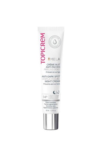 Topicrem Night Cream - Mela For Blemished Skin, 40 ml