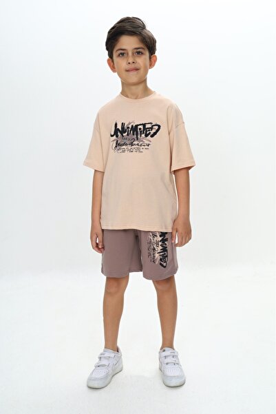 Toontoy Σετ σορτς Unlimited Yazgi με τύπωμα για αγόρια