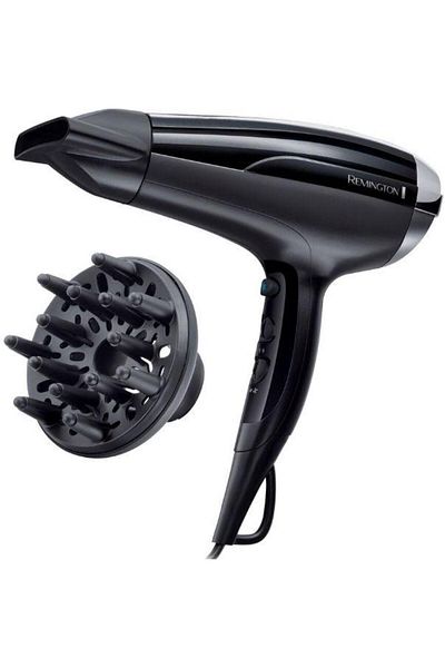 Remington Set Remington D5215GP, Uscator par si Placa indreptat parul, 2300 W, 2 viteze, 180-220C (Negru)