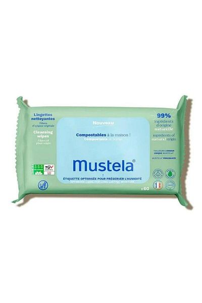 Mustela Composible Wet Wipes 60 Pieces