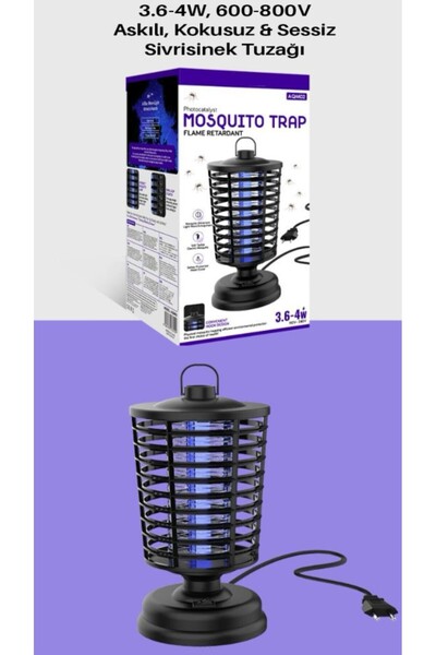 Kenko Elektrikli Sinek Öldürücü 4W | Askılı Sessiz Lambalı Karasinek Sivrisinek Yakarca Tuzağı Cız Auhma