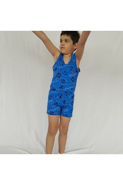 pareoss Set de pijamale cu bretele groase pentru baieti