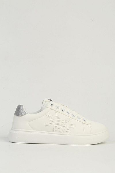 Benetton White Women's Sports Shoes Bnı-11567