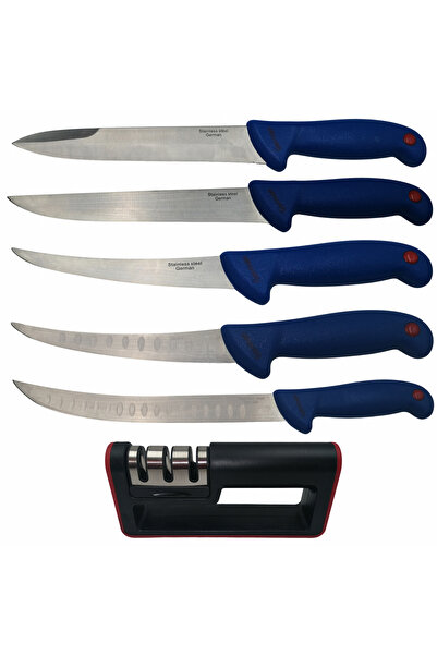 Depox Set de măcelar IdeallStore, înjunghiere, filet, cuțit bucătar și ascuți...