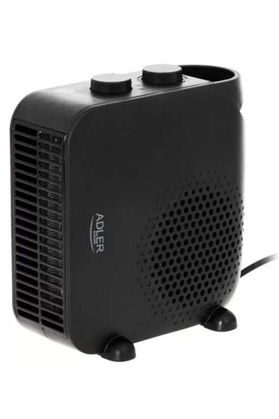 adler Aeroterma ceramica Adler AD7725B, 2000 W, Indicator luminos, Termostat (Negru)