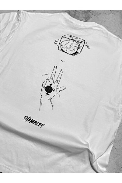 POPULUS Tricou alb Trafalgar Law Shambles