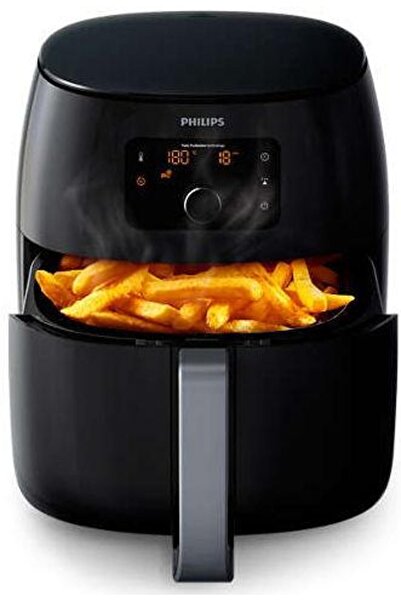 Philips Friteuza fara ulei Philips Airfryer XXL HD9650/90, Tehnologie Twin TurboStar, Capacitate 7.3 L
