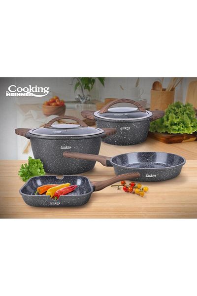 Heinner Heinner HR-ZJH-6ST PARIS cooking set, 6 pieces, aluminum