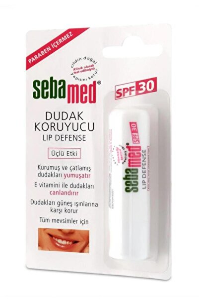 Sebamed كريم الشفاه ثلاثي المفعول بعامل حماية من الشمس SPF 30، 4.8 جرام